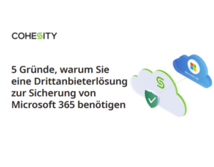 5 Reasons Your Business Needs to Consider a Third-party Solution to Back Up Microsoft 365 - DE