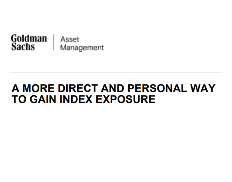 A More Direct and Personal Way to Gain Index Exposure