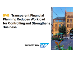 BVB Transparent Financial Planning Reduces Workload for Controlling and Strengthens Business