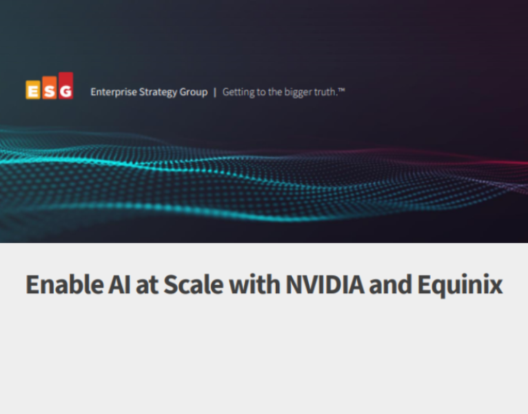 ESG - Enable AI at Scale with NVIDIA and Equinix