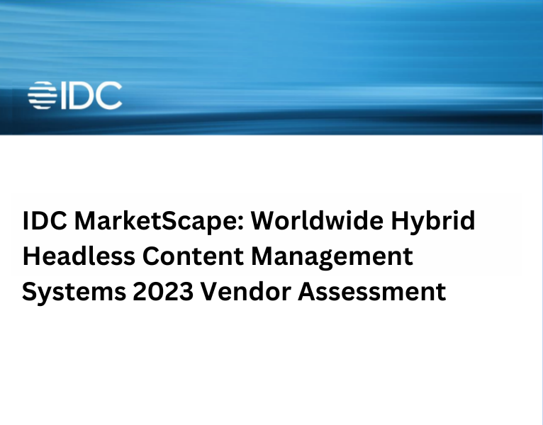IDC MarketScape Worldwide Hybrid Headless