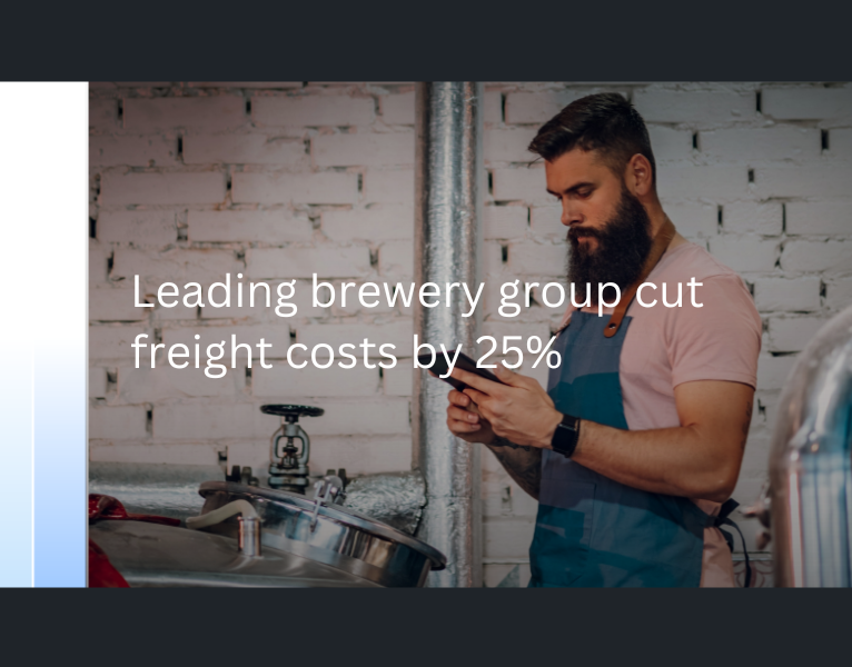 Leading brewery group cut freight costs by 25%