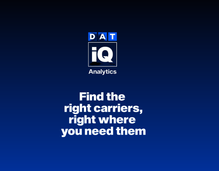 Quickly assess your carrier network and find cost savings with alternative carriers using Carrier Select from DAT iQ