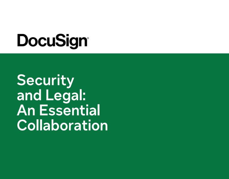 Security and Legal An Essential Collaboration