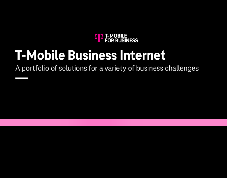 T-Mobile Business Internet A Portfolio Of Solutions For A Variety Of Business Challenges