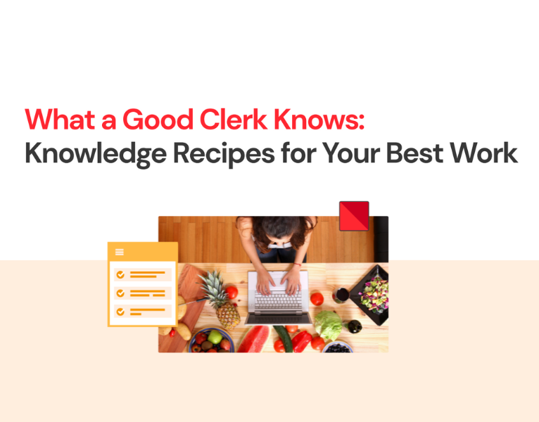 The Clerk Cookbook Knowledge Recipes for Your Best Work