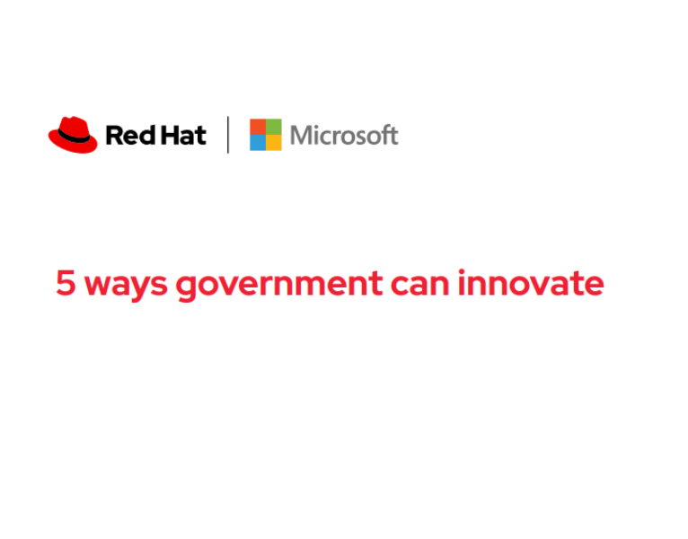 5 ways government can innovate A checklist