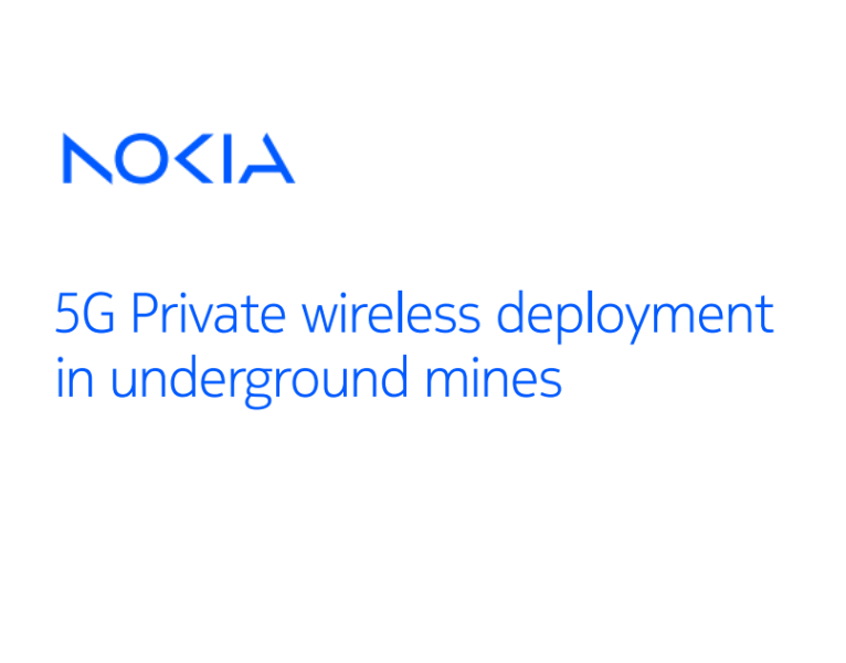 5G Private wireless deployment in underground mines