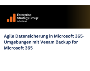 Agile Microsoft 365-Datensicherung mit Veeam