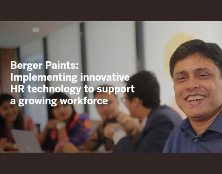 Berger Paints Implementing innovative HR technology to support a growing workforce