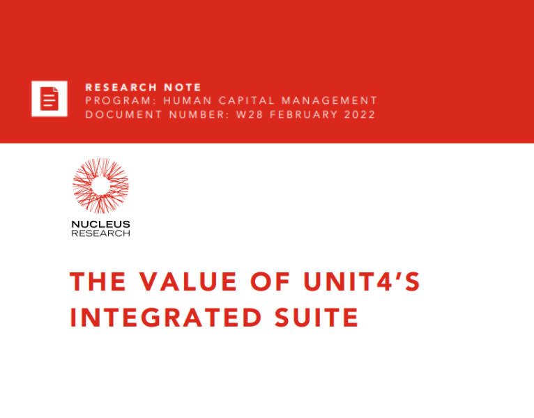 Bespaar zowel geld als tijd met geïntegreerde ERP- en HCM-oplossing