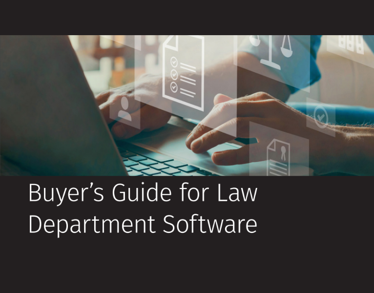 Buyer’s Guide for Law Department Software