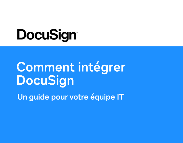 Guide intégration de la signature électronique