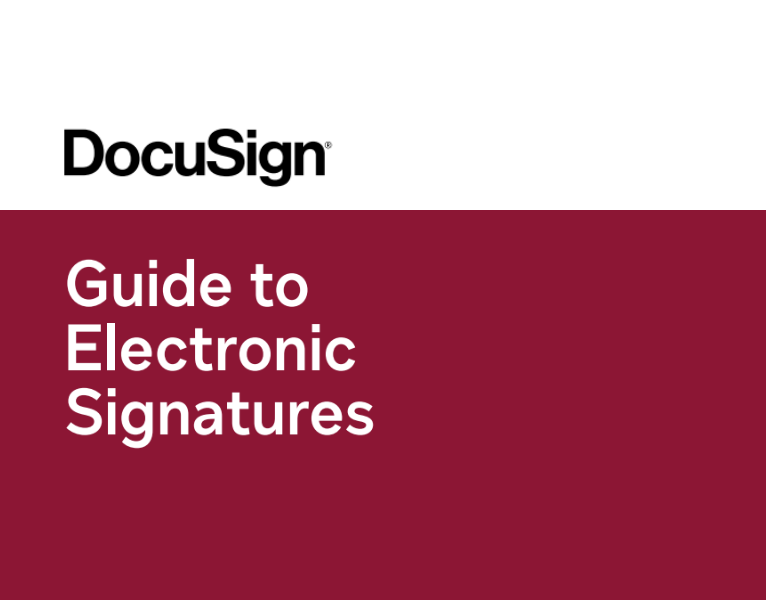 Guide to Electronic Signatures
