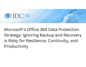 IDC Report Why Ignoring Microsoft's Office 365 Shared Responsibility Model is Risky