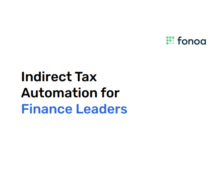Indirect Tax Automation for Finance Leaders