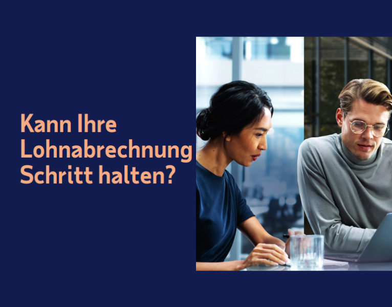 Kann Ihre Lohnabrechnung Schritt halten