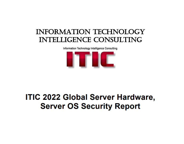 ITIC 2022 Global Server Hardware, Server OS Security Report