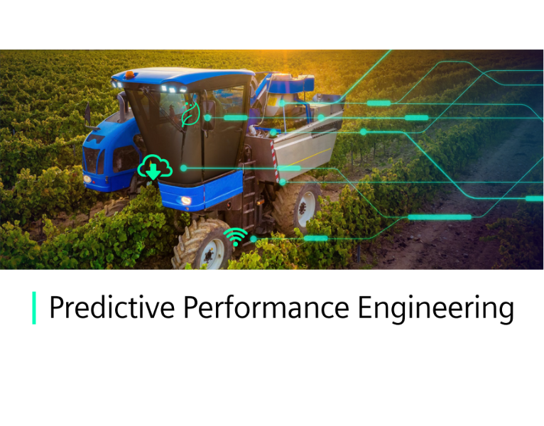 Predictive analytics software for the heavy equipment industry