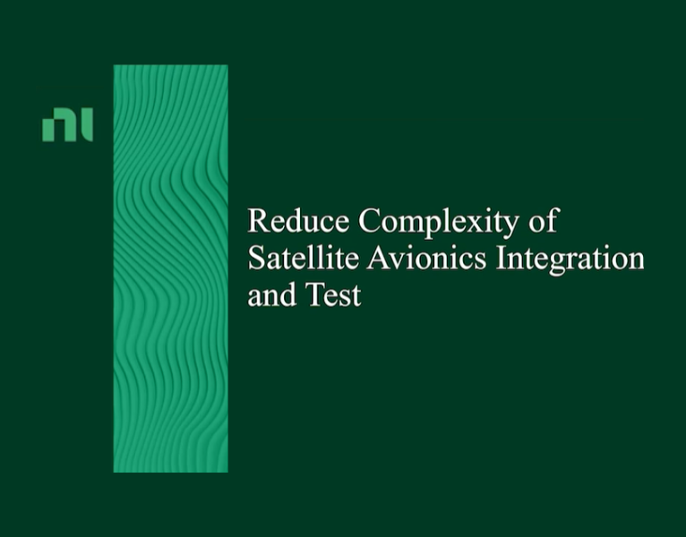 Reduce Complexity of Satellite Avionics Integration and Test