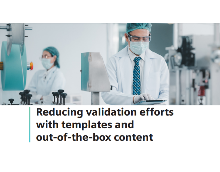 Reduce validation costs and efforts in medical device manufacturing