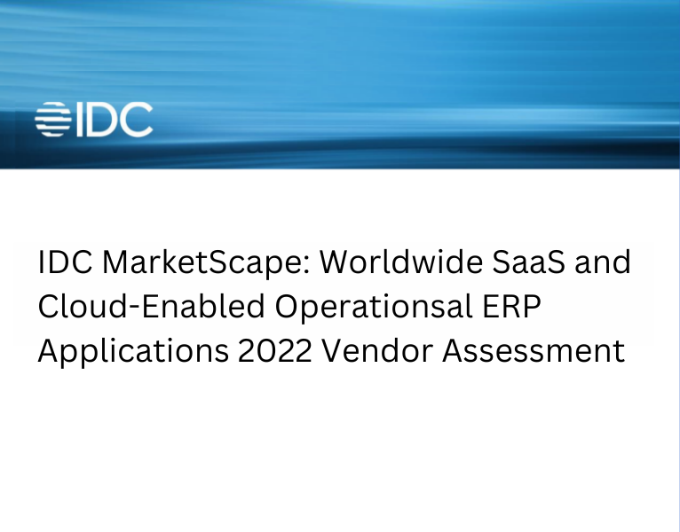 SAP S4HANA - IDC MarketScape