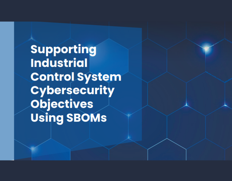 Supporting Industrial Control System Cybersecurity Objectives Using SBOMs
